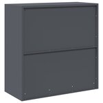 vidaXL Armoire de rangement Anthracite 90 x 40 x 90 cm Acier