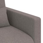 vidaXL Canapé Taupe 78 x 78 x 80 cm tissu