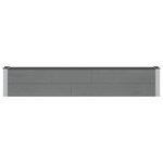 vidaXL Jardinière surélevée Gris 200 x 30 x 36 cm WPC et Aluminium