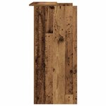 vidaXL Bureau de réception vieux bois 100x50x103 5cm bois d'ingénierie