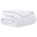 vidaXL Couettes et duvets Blanc 135 x 220 cm Bas