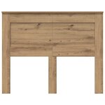 vidaXL Tête de lit Chêne artisanal 120 cm Bois d'ingénierie