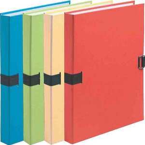 chemise à sangle A4 dos extensible FOREVER couleurs assorties x 10 EXACOMPTA