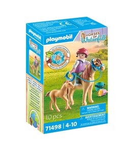 71498 -  - Enfant avec poneys