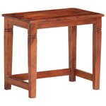 vidaXL Tables gigognes 3 Pièces Bois d'acacia massif