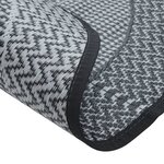 vidaXL Tapis d'extérieur gris Ø200 cm PP