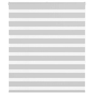 vidaXL Store zèbre gris clair largeur du tissu 115 9 cm polyester