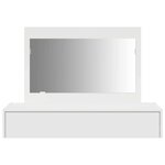 vidaXL Table de Toilette Blanc 100 x 40 x 70 cm Bois d'ingénierie