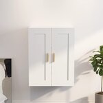 vidaXL Armoire murale blanc 69 5x32 5x90 cm bois d'ingénierie
