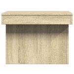 vidaXL Table basse chêne sonoma 80x55x40 cm bois d'ingénierie