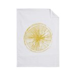 Torchon de cuisine en coton citron (lot de 2)