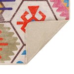 vidaXL Tapis lavable multicolore 80x300 cm antidérapant