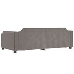 vidaXL Lit de repos taupe 80x200 cm tissu