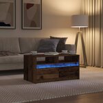 vidaXL Table basse Bois ancien 90 x 50 x 45 cm Bois d'ingénierie