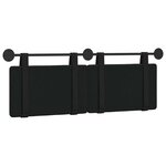 vidaXL Tête de lit suspendue Noir Simili cuir