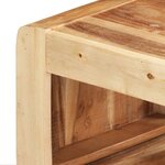 Vidaxl meubles tv 2 pièces bois d'acacia massif