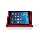 Nedis Folio Case Protection a rabat pour tablette polyuréthane rouge