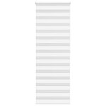 vidaXL Store zèbre blanc 70x200 cm largeur du tissu 65 9 cm polyester