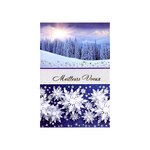 Carte De Voeux - Bonne Année Paysage Enneigé  Visuel Aléatoire*