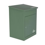 Boîte à colis moyenne 1 porte Verte à accès frontal Acier galvanisé SMART PARCEL BOX™