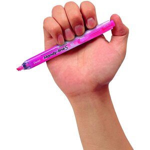 Surligneur Handy-Line S Rétractable/Rechargeable Vert clair x 12 PENTEL