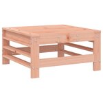 vidaXL Repose-pied de jardin avec coussin bois massif douglas