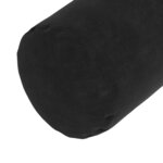 vidaXL Coussins d'accent 2 Pièces Noir Ø 25 x 70 cm