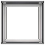 vidaXL Jardinière 40x40x30 cm acier galvanisé