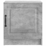 vidaXL Cabinet de chevet 2 Pièces Gris béton 43 x 34 5 x 47 cm