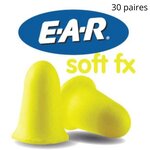 Bouchons anti-bruit (39 db) mousse 3m earsoft fx  30 paires