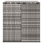 vidaXL Boîte à coussins de jardin Résine tressée 100x97 5x104 cm Gris