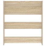 vidaXL Armoire à chaussures murale chêne Sonoma bois d'ingénierie