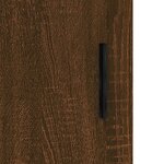 vidaXL Buffet chêne marron 100x36x60 cm bois d'ingénierie