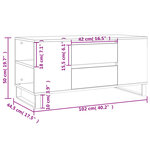vidaXL Table basse chêne sonoma 102x44 5x50 cm bois d'ingénierie