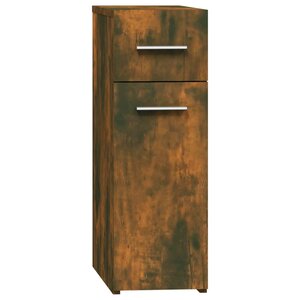 vidaXL Armoire d'apothicaire Chêne fumé 20x45 5x60cm Bois d'ingénierie