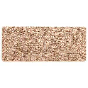 vidaXL Coureur de Tapis MARSA Jaune 100 x 200 cm Polyester et PVC