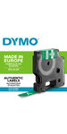 DYMO Rhino - Etiquettes Industrielles Vinyle 12mm x 5.5m - Blanc sur Vert