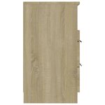 vidaXL Tables de chevet 2 Pièces Chêne Sonoma Bois d'ingénierie