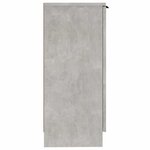 vidaXL Buffet Gris béton 30x30x70 cm Bois d'ingénierie