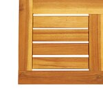 vidaXL Dessus de table 50x50x2 cm carré bois massif d'acacia