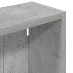 vidaXL Armoire murale de salle de bain Gris Béton 40 x 14 x 70 cm