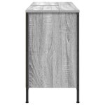 vidaXL Meuble sous-vasque avec tiroirs sonoma gris 90x34 5x60cm