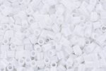 1 000 perles à repasser MIDI (Ø5 mm) blanche