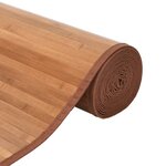 vidaXL Tapis rectangulaire naturel 70x100 cm bambou