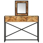 vidaXL Table de Toilette Marron 100 x 40 x 120 cm Bois d'acacia massif