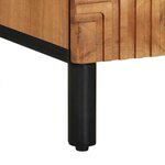 vidaXL Meuble TV Marron 100 x 33.5 x 46 cm Bois d'acacia massif
