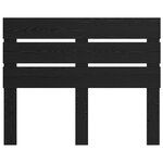 vidaXL Tête de lit Chêne noir 135 cm Bois d'ingénierie