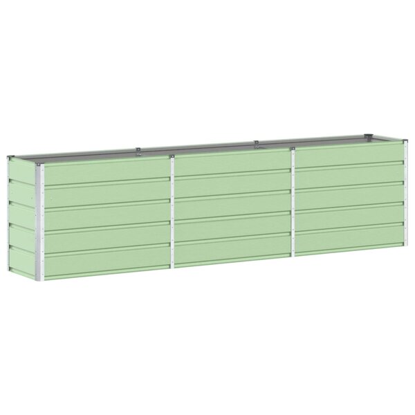 vidaXL Jardinière Vert pastel 480 x 50 x 45 cm Acier galvanisé