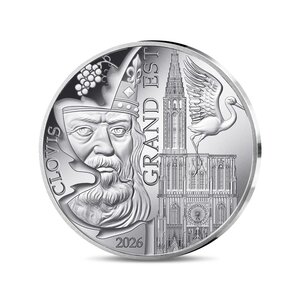 Collection des régions - Grand Est Monnaie de 5€ Argent BE