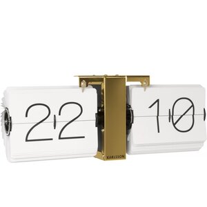 Horloge moderne bicolore flip no case